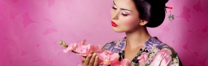 Slender Japanese woman